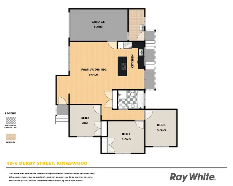 Floorplan of Homely villa listing, 10/6 Derby Street, Kingswood NSW 2747