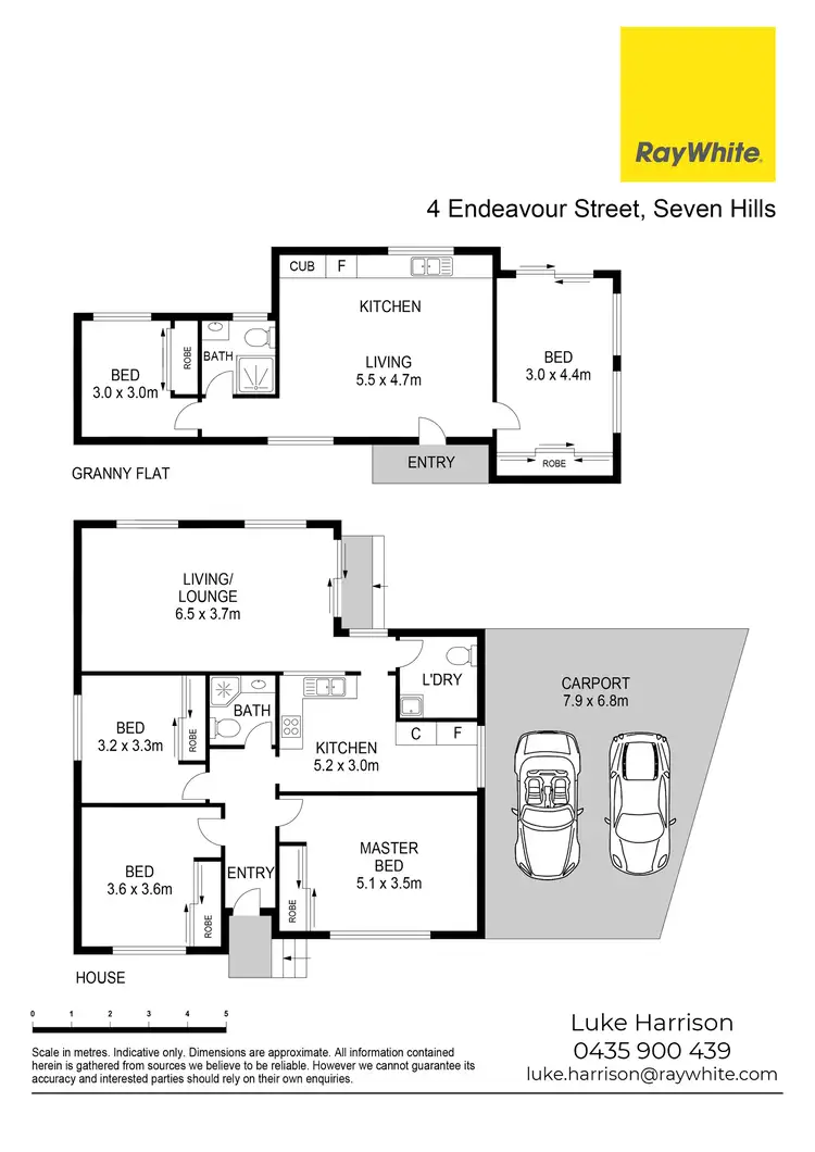 Floorplan of Homely house listing, 4 & 4A Endeavour Street, Seven Hills NSW 2147