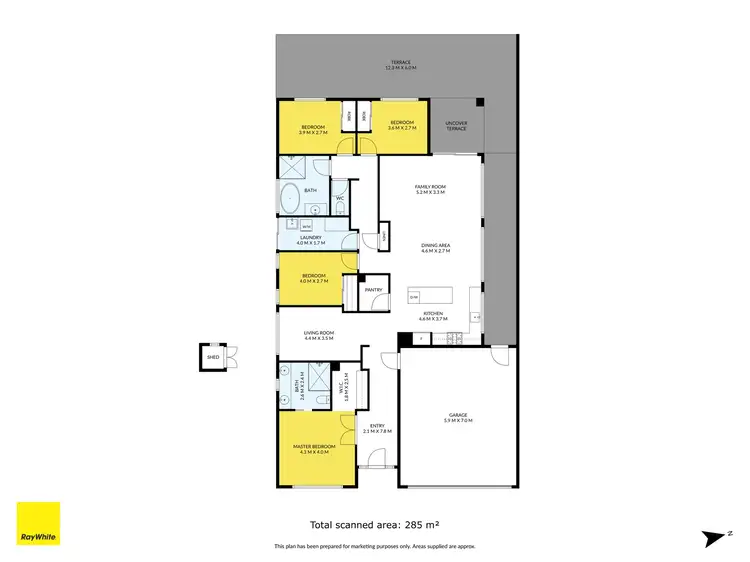 Floorplan of Homely house listing, 3 Verona Crescent, Fraser Rise VIC 3336