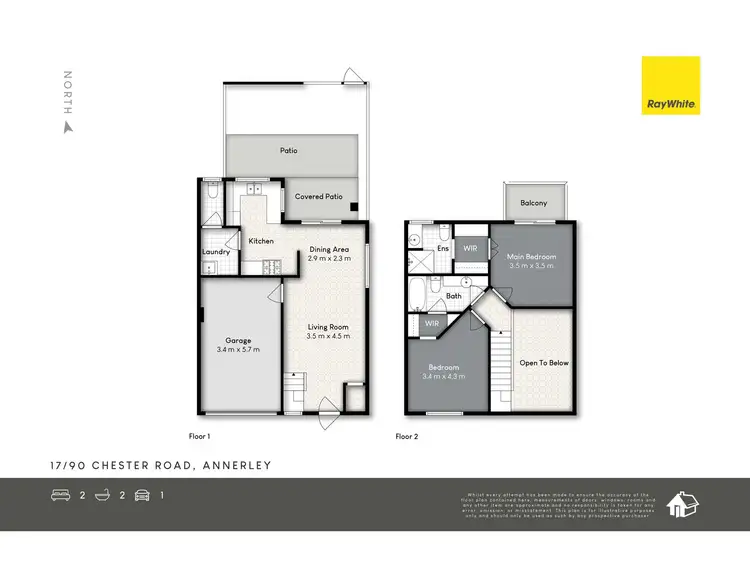 Floorplan of Homely townhouse listing, 17/90 Chester Road, Annerley QLD 4103