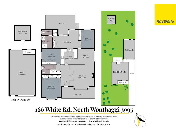Floorplan of Homely house listing, 166 White Road, North Wonthaggi VIC 3995