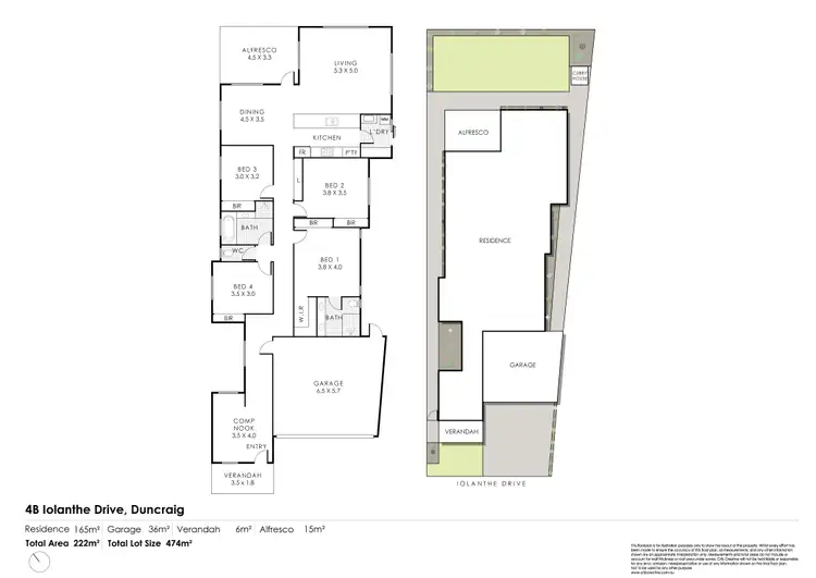 Floorplan of Homely house listing, 4B Iolanthe Drive, Duncraig WA 6023