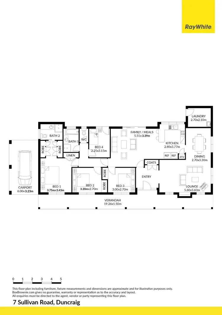 Floorplan of Homely house listing, 7 Sullivan Road, Duncraig WA 6023