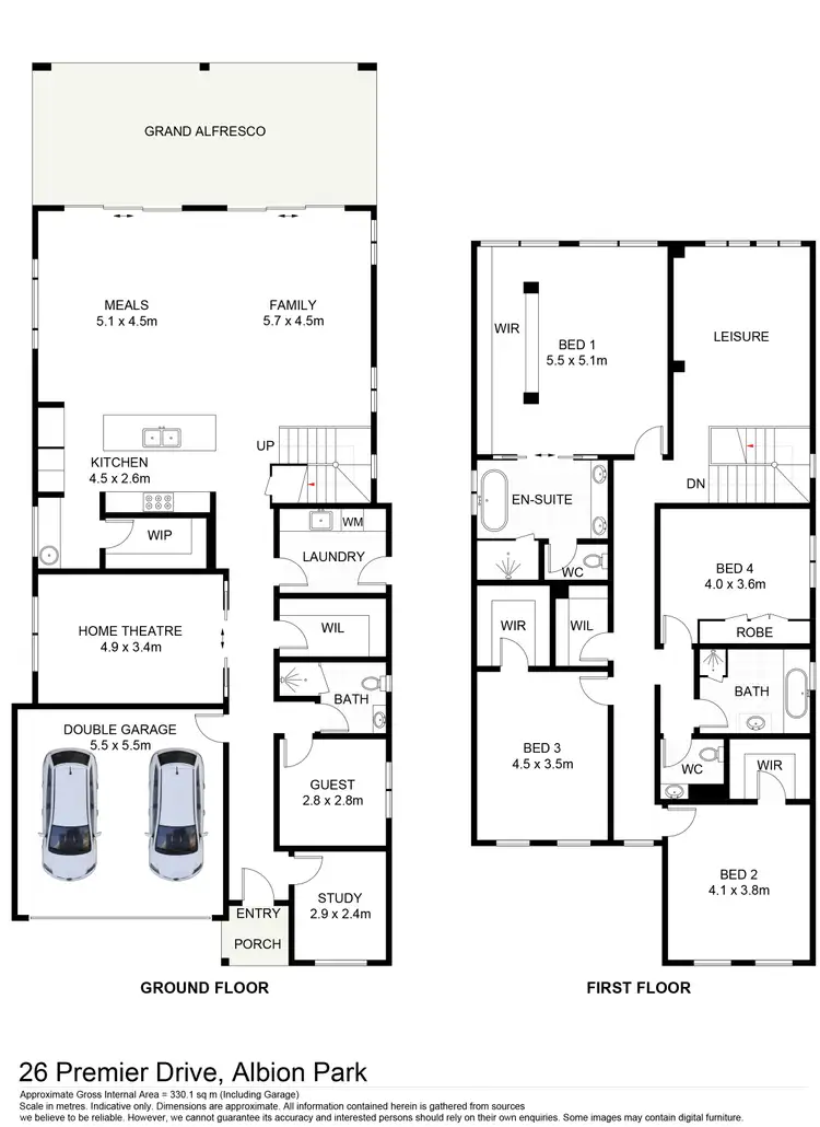 Floorplan of Homely house listing, 26 Premier Drive, Albion Park NSW 2527
