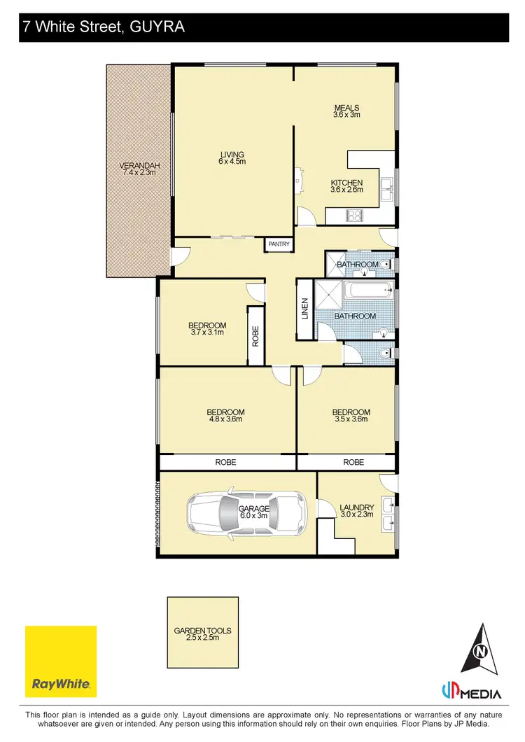 Floorplan of Homely house listing, 7 White Street, Guyra NSW 2365