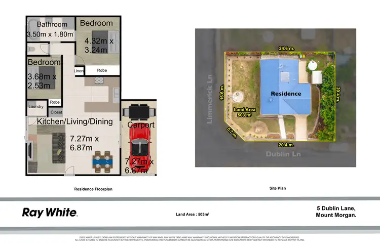 Floorplan of Homely house listing, 5 Dublin Lane, Mount Morgan QLD 4714