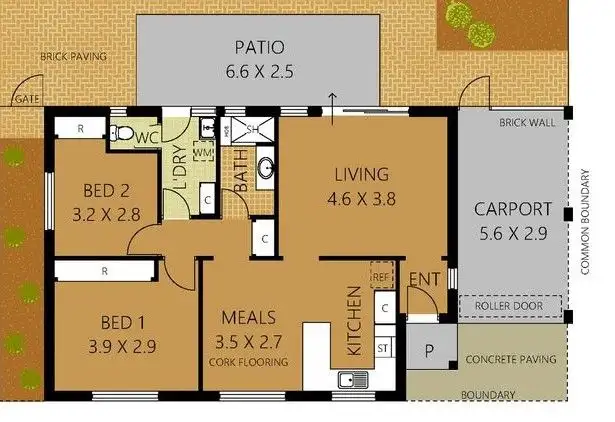 Floorplan of Homely house listing, 7/26 Charlbury Way, Eden Hill WA 6054