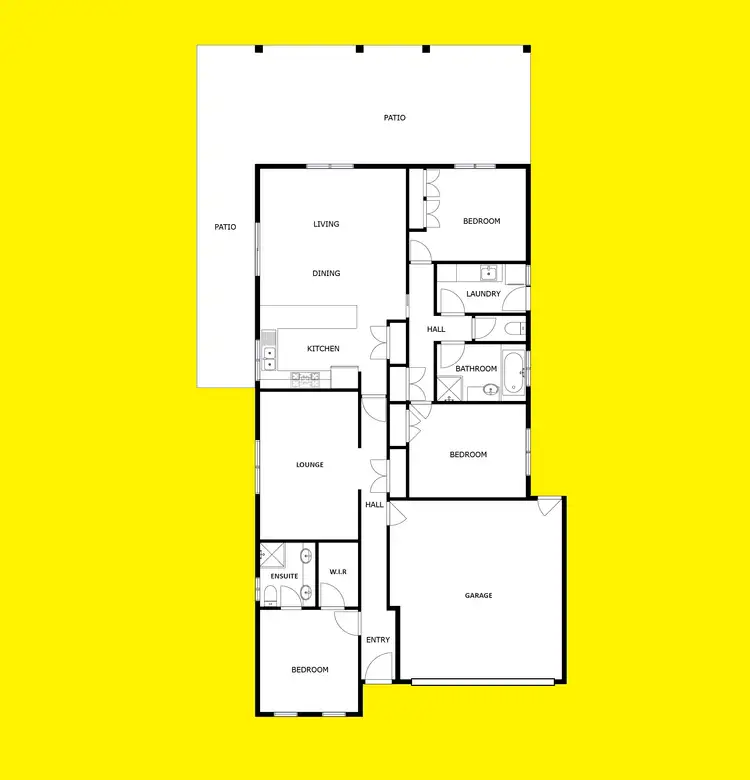 Floorplan of Homely house listing, 8 Stockdale Court, Mildura VIC 3500