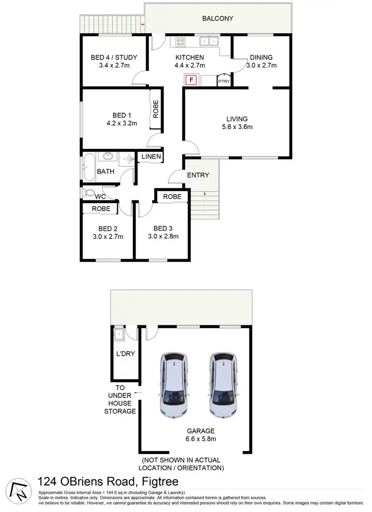 Floorplan of Homely house listing, 124 O'Briens Road, Figtree NSW 2525