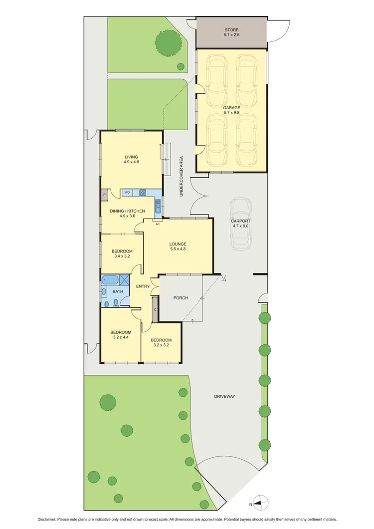 Floorplan of Homely house listing, 2 Jennifer Street, Fawkner VIC 3060