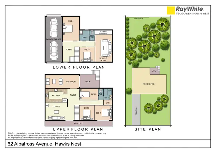 Floorplan of Homely house listing, 62 Albatross Avenue, Hawks Nest NSW 2324