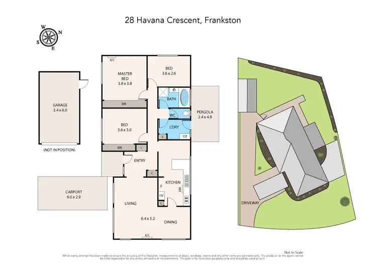 Floorplan of Homely house listing, 28 Havana Crescent, Frankston VIC 3199