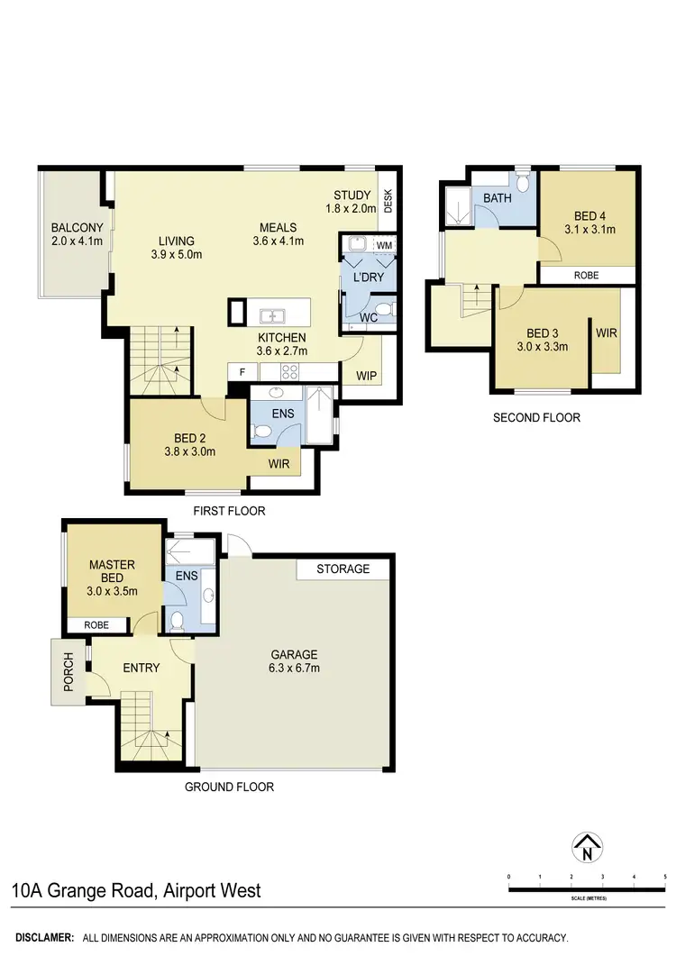 Floorplan of Homely townhouse listing, 10A Grange Road, Airport West VIC 3042