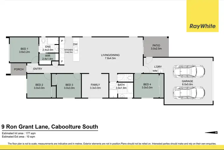 Floorplan of Homely house listing, 9 Ron Grant Lane, Caboolture South QLD 4510