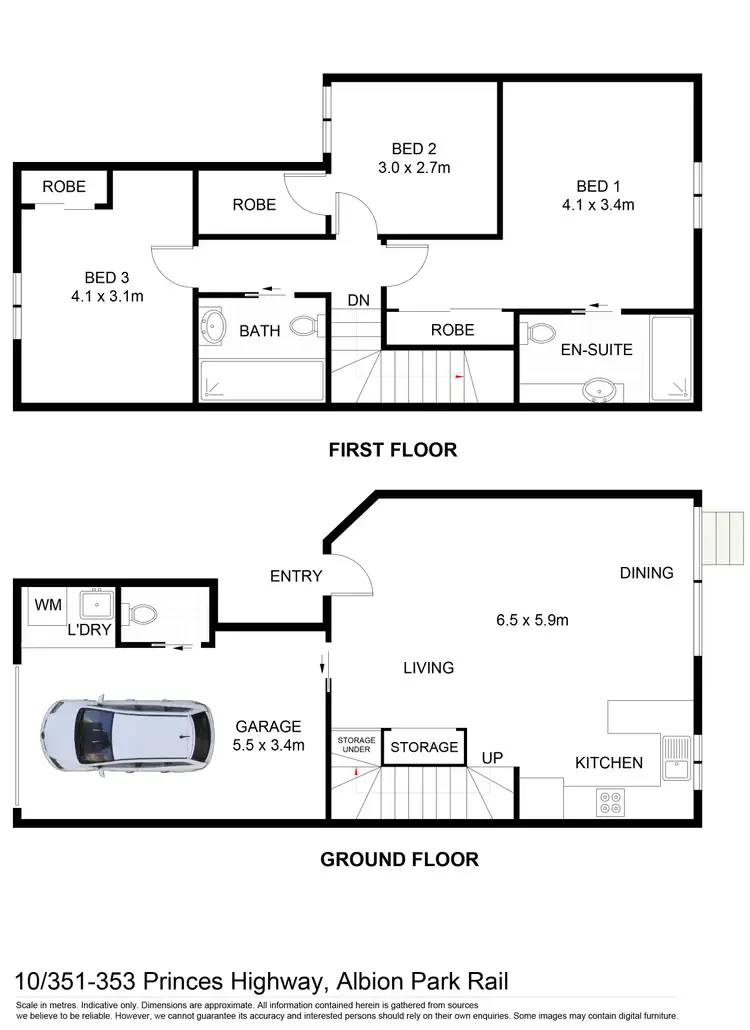 Floorplan of Homely townhouse listing, Lot 10/351-353 Princes Highway, Albion Park Rail NSW 2527