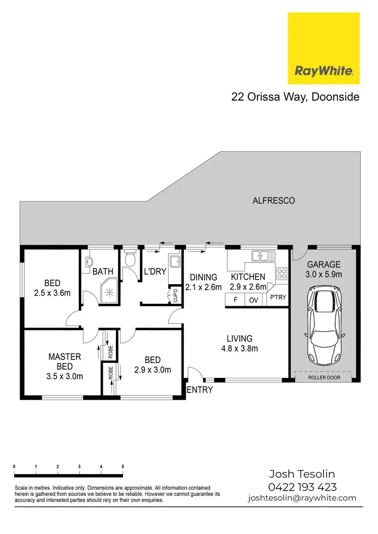 Floorplan of Homely house listing, 22 Orissa Way, Doonside NSW 2767