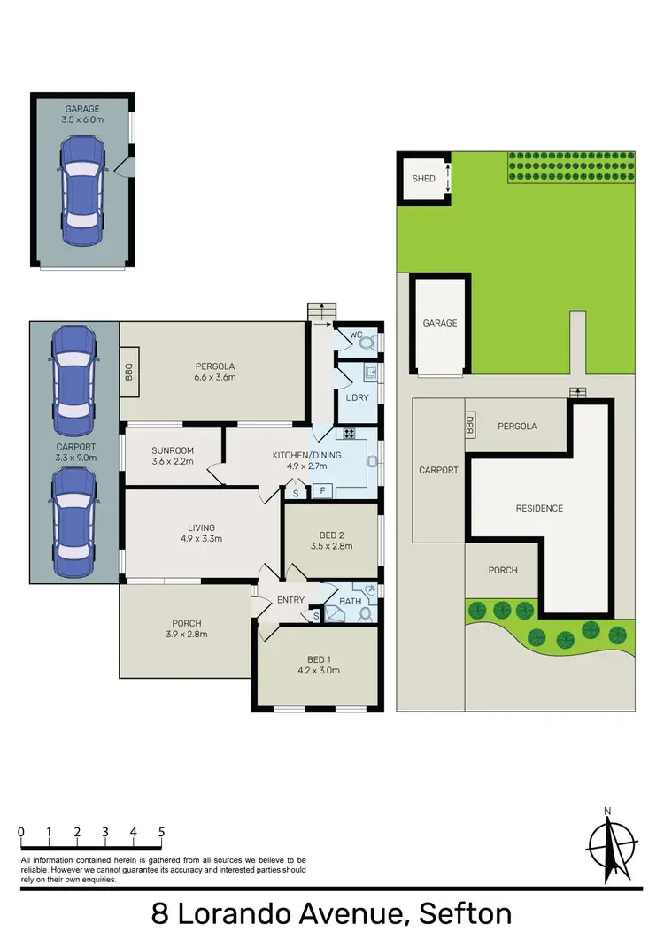 Floorplan of Homely house listing, 8 Lorando Avenue, Sefton NSW 2162