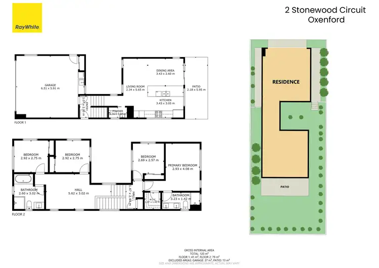 Floorplan of Homely house listing, 2 Stonewood Circuit, Oxenford QLD 4210