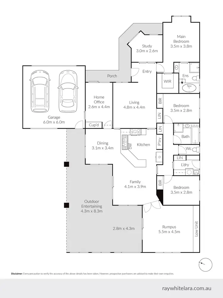Floorplan of Homely house listing, 26 Balagundi Drive, Lara VIC 3212