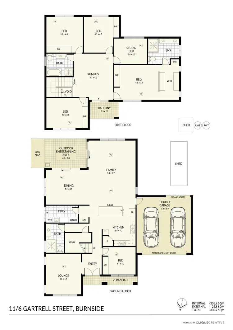 Floorplan of Homely house listing, 11/6 Gartrell Street, Burnside SA 5066