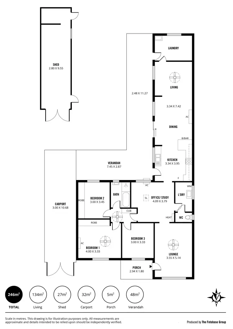 Floorplan of Homely house listing, 65 Jersey Avenue, Kilburn SA 5084