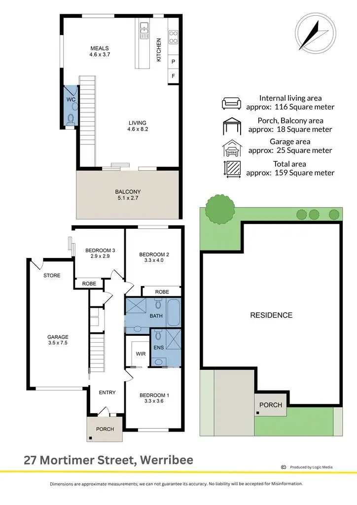 Floorplan of Homely house listing, 27 Mortimer Street, Werribee VIC 3030