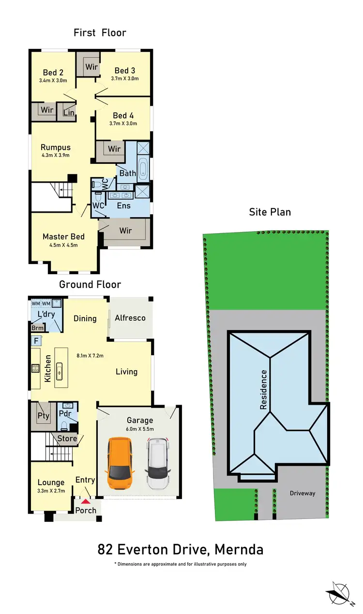 Floorplan of Homely house listing, 82 Everton Drive, Mernda VIC 3754