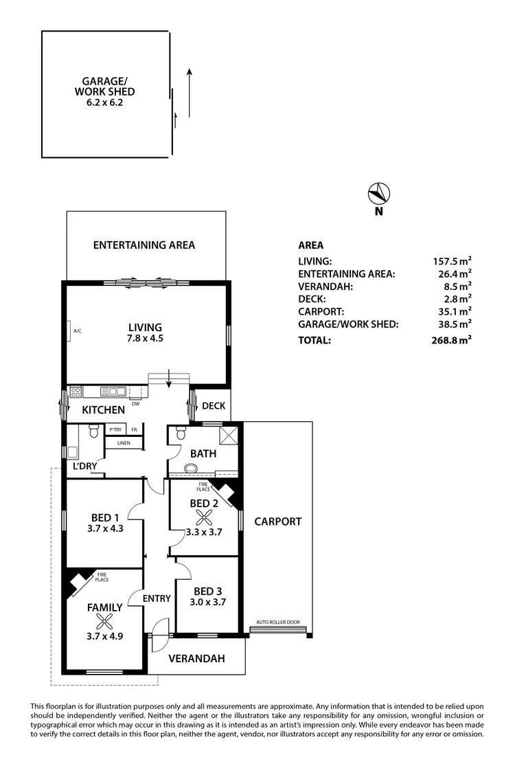 Floorplan of Homely house listing, 20 Mchenry Street, Murray Bridge SA 5253