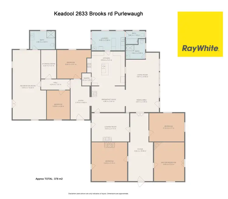 Floorplan of Homely rural property listing, Keadool/2633 Brooks Road, Purlewaugh NSW 2357