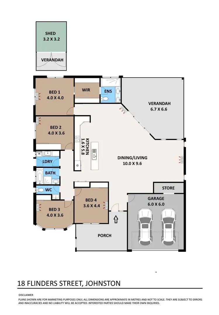 Floorplan of Homely house listing, 18 Flinders Street, Johnston NT 832