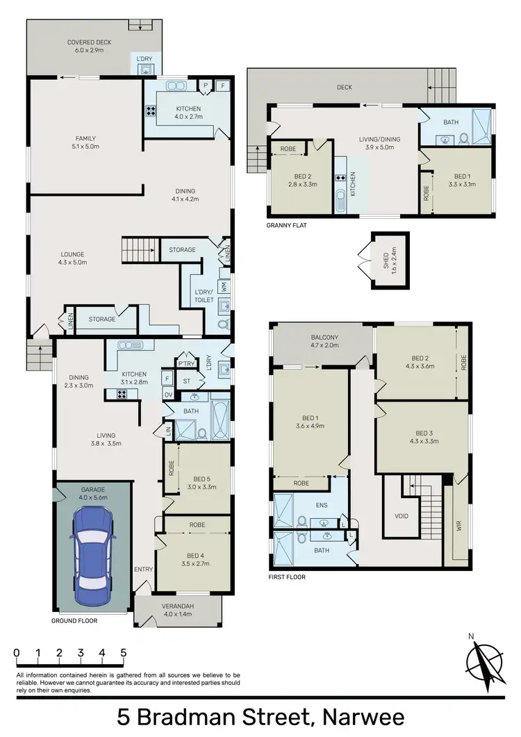 Floorplan of Homely house listing, 5 Bradman Street, Narwee NSW 2209