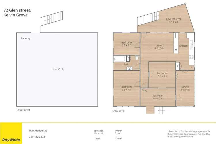 Floorplan of Homely house listing, 72 Glen Street, Kelvin Grove QLD 4059