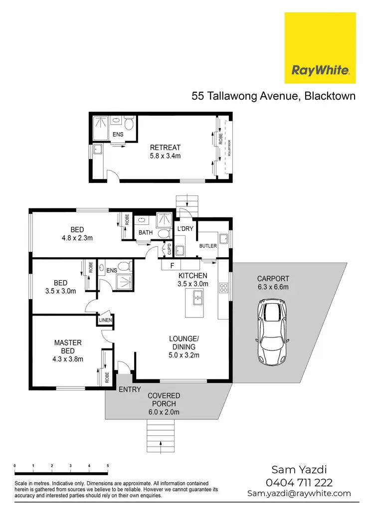 Floorplan of Homely house listing, 55 Tallawong Avenue, Blacktown NSW 2148