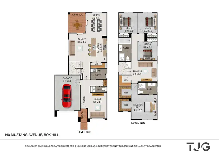 Floorplan of Homely house listing, 140 Mustang Avenue, Box Hill NSW 2765