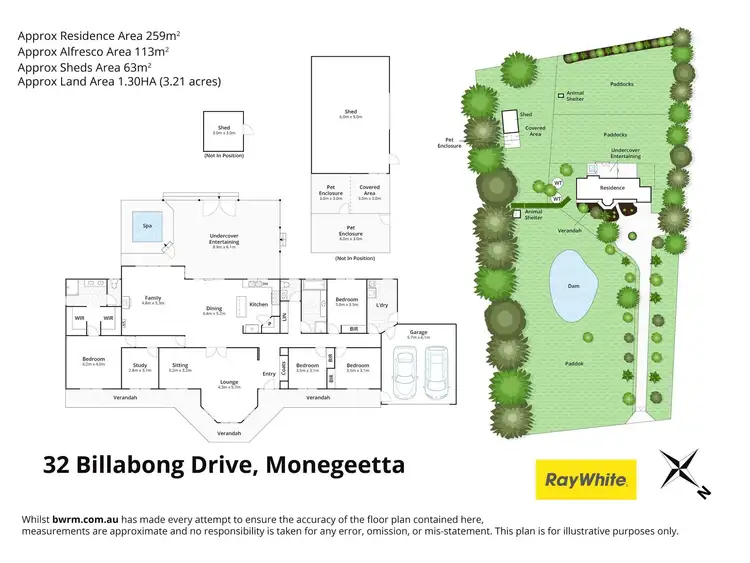 Floorplan of Homely house listing, 32 Billabong Drive, Monegeetta VIC 3433