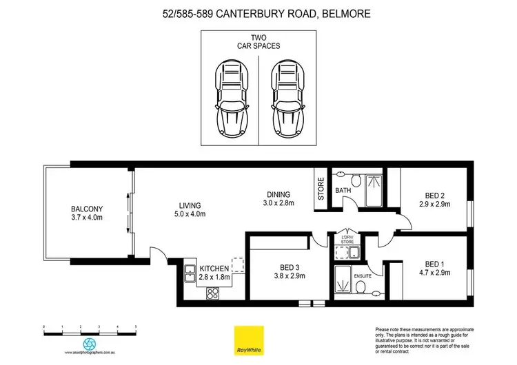 Floorplan of Homely apartment listing, 52/585-589 Canterbury Road, Belmore NSW 2192