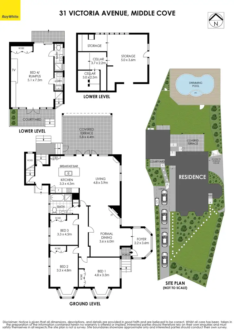Floorplan of Homely house listing, 31 Victoria Avenue, Middle Cove NSW 2068
