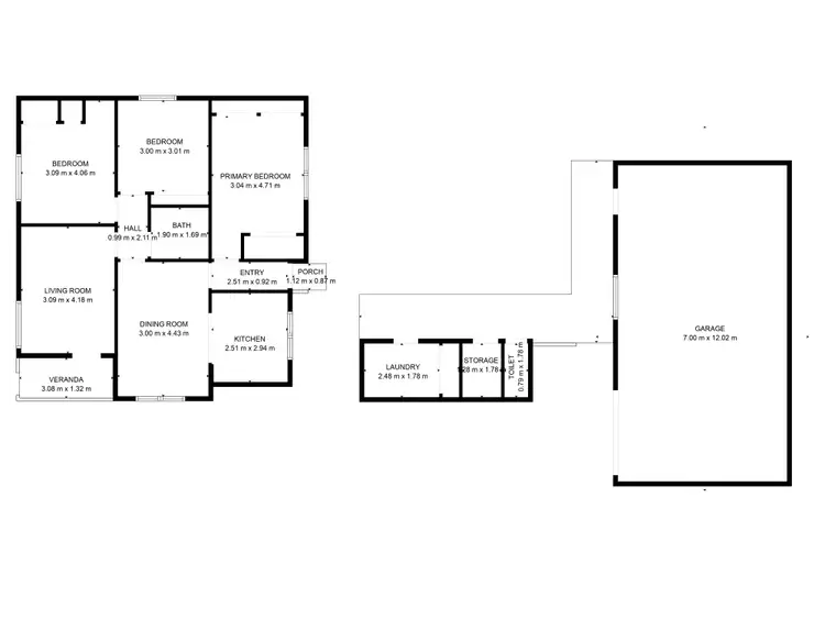 Floorplan of Homely house listing, 27 Tehan Street, Seymour VIC 3660