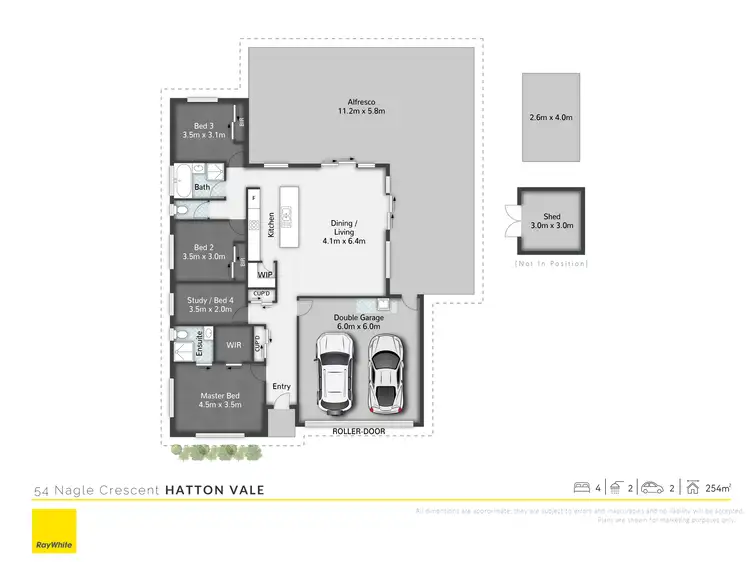 Floorplan of Homely house listing, 54 Nagle Crescent, Hatton Vale QLD 4341