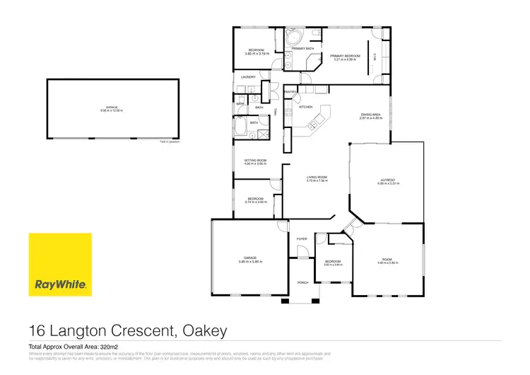 Floorplan of Homely house listing, 16 Langton Crescent, Oakey QLD 4401