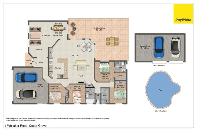 Floorplan of Homely house listing, 1 Whitaker Road, Cedar Grove QLD 4285