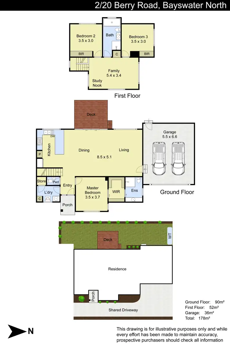 Floorplan of Homely townhouse listing, 2/20 Berry Road, Bayswater North VIC 3153