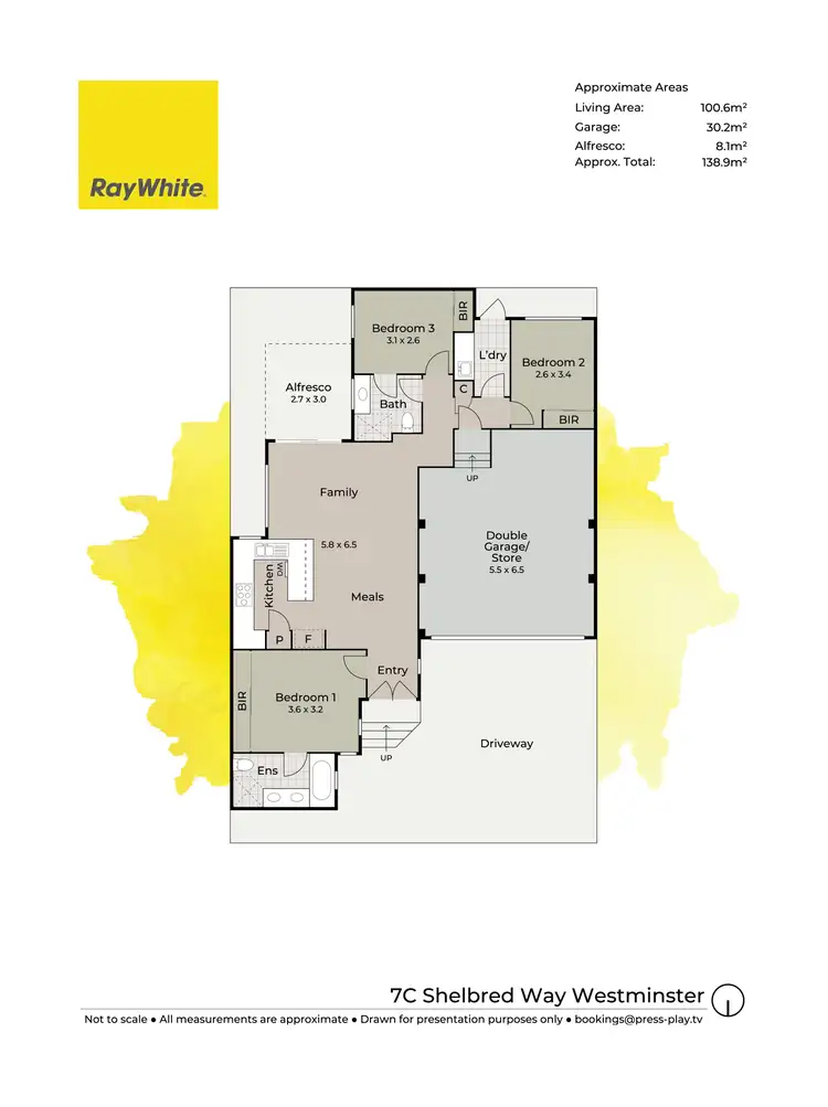 Floorplan of Homely house listing, 7c Shelbred Way, Westminster WA 6061