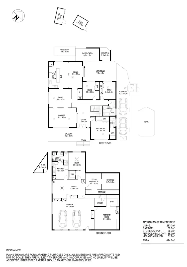 Floorplan of Homely house listing, 18 Greenbank Drive, Windsor Gardens SA 5087
