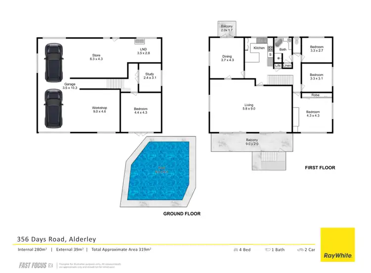 Floorplan of Homely house listing, 356 Days Road, Alderley QLD 4051