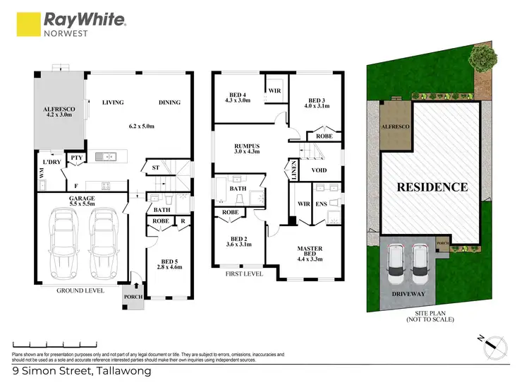 Floorplan of Homely house listing, 9 Simon Street, Tallawong NSW 2762