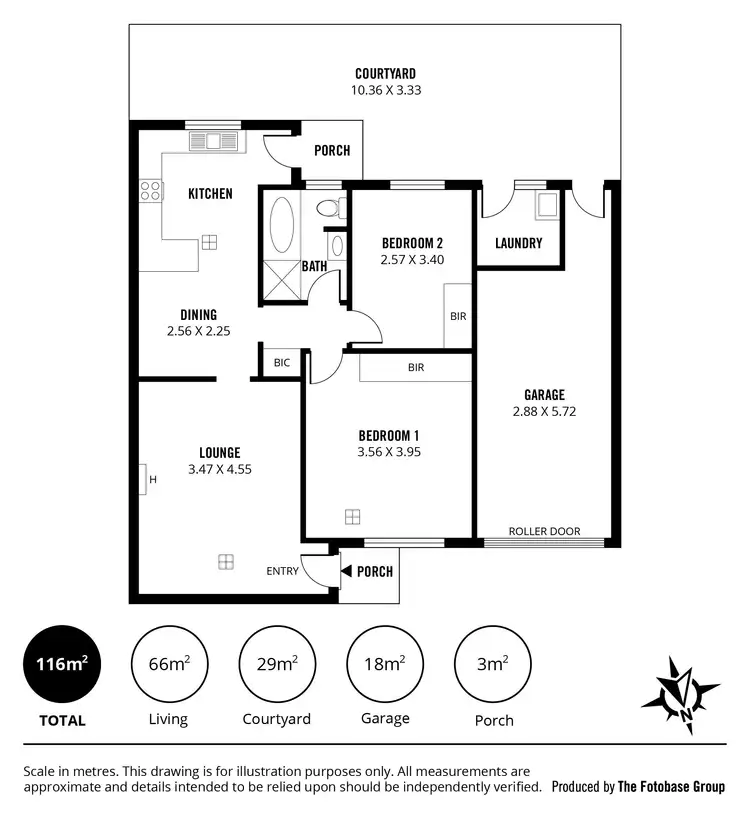 Floorplan of Homely unit listing, 3/28 Moseley Street, Glenelg SA 5045