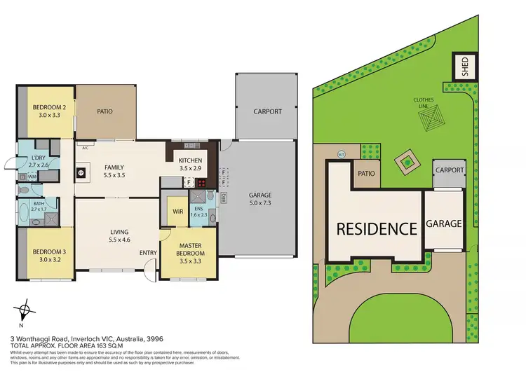Floorplan of Homely house listing, 3 Wonthaggi Road, Inverloch VIC 3996