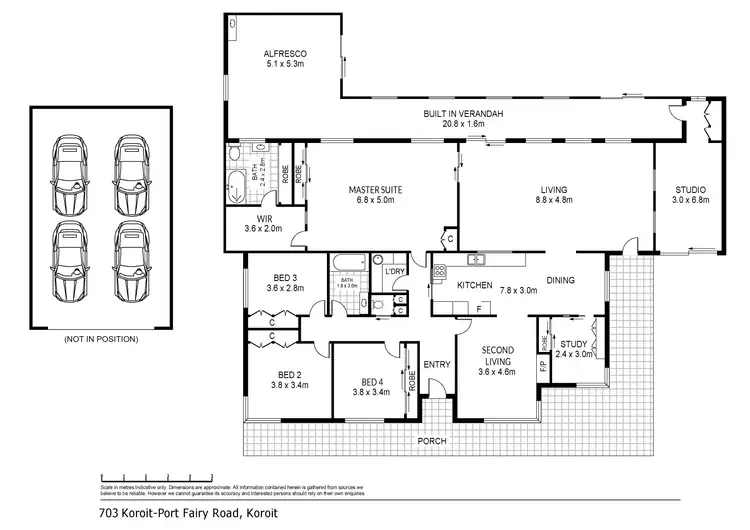 Floorplan of Homely house listing, 703 Koroit-Port Fairy Road, Koroit VIC 3282