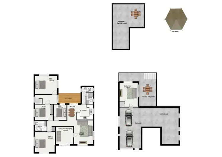 Floorplan of Homely house listing, 129 Marshall Road, Holland Park West QLD 4121